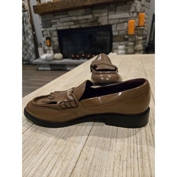 Franco Sarto Women's Tassel Loafers Brown Size 7.5M Casual Shoes - Picture 6 of 10